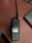 HARRIS XG-75 700/800 MHZ PHASE 1 & 2 TRUNKING RADIO ( FULL KEYPAD)