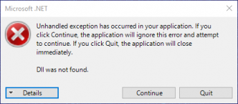 RTL433 Unhandled Exception.png