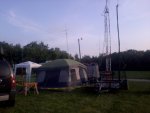 K0GQ Field Day 2011, satellite station.jpg