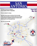 USAF Thunderbirds May 13th SATX Flyover Map.png