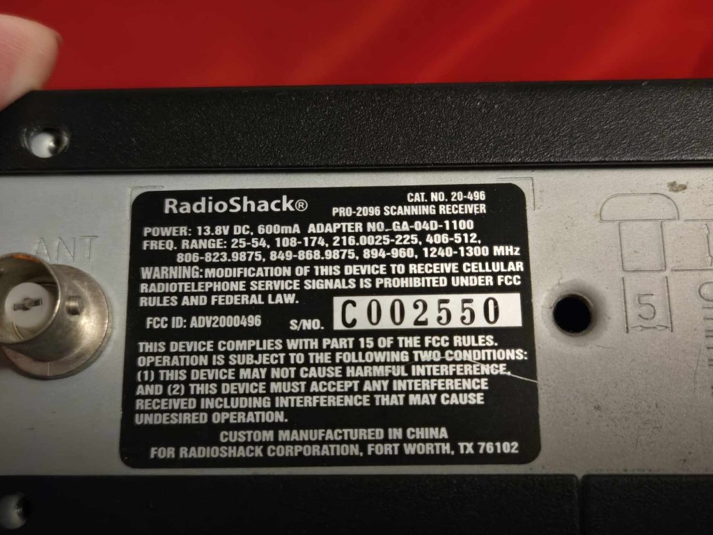 Pro 2096 RadioReference com Forums