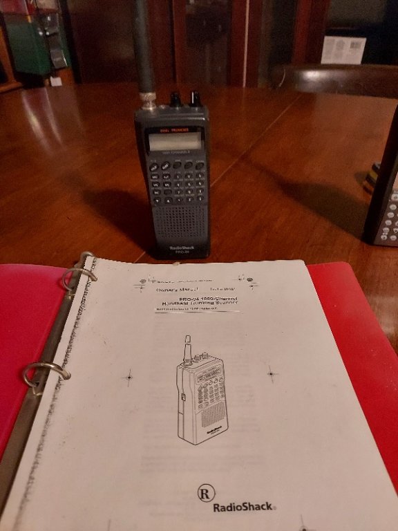 Pro 90, Pro 94, and Pro164 Radio Shack handheld trunk tracking scanners