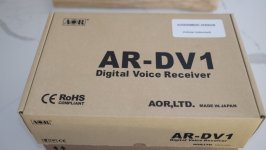 AOR AR-DV1 Base Scanner (Gov't Un-blocked Model, Complete/MINT with TETRA GSSI Feature)