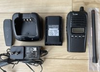 ICOM IC-F3230DS Digital VHF handheld.