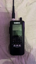 Uniden 436 HP Scanner with batteries and charger