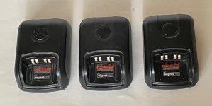 THREE Motorola Waris IMPRES WPLN4199B Rapid Charger Bases for HT750, HT1250, HT1550, etc