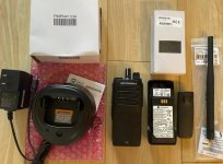 SOLD—Motorola VHF R2 portable radio w/ extras. REDUCED