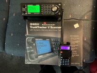 BCD996P2 scanner and optional Baofeng UV5R