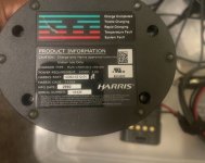 HARRIS XG-100P CHARGER WITH BATTERY ELIMINATOR FOR THE XG-100P $130.00 0BO