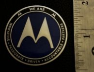 Motorola APX challenge coin