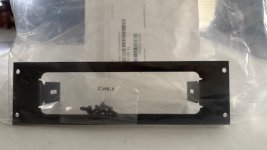 2 New Havis Radio Mounting Brackets, 2.5″ Mounting Space, For Kenwood TK series.