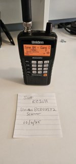 Uniden BCD325P2 with DMR and NXDN