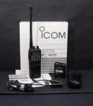 Icom IC-A22 VHF Aviation Handheld NAV/COM Transceiver Bundle