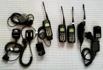 4 iDEN Motorola r750 plus Rugged Duty cellphone + 2 way radio