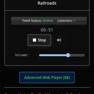 Butler Wisconsin radio feed 40322, mobile device display.